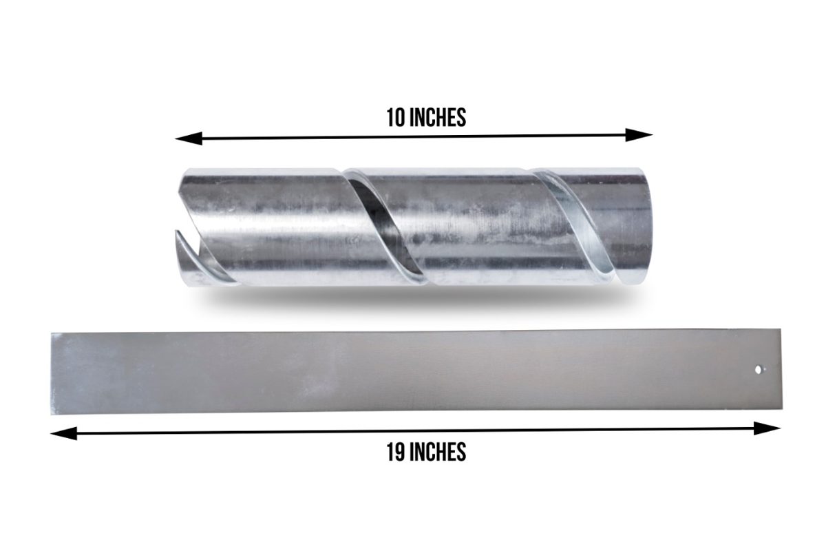 Chain link dye mould and patta, 10 inch mould length and 19 inch plate length